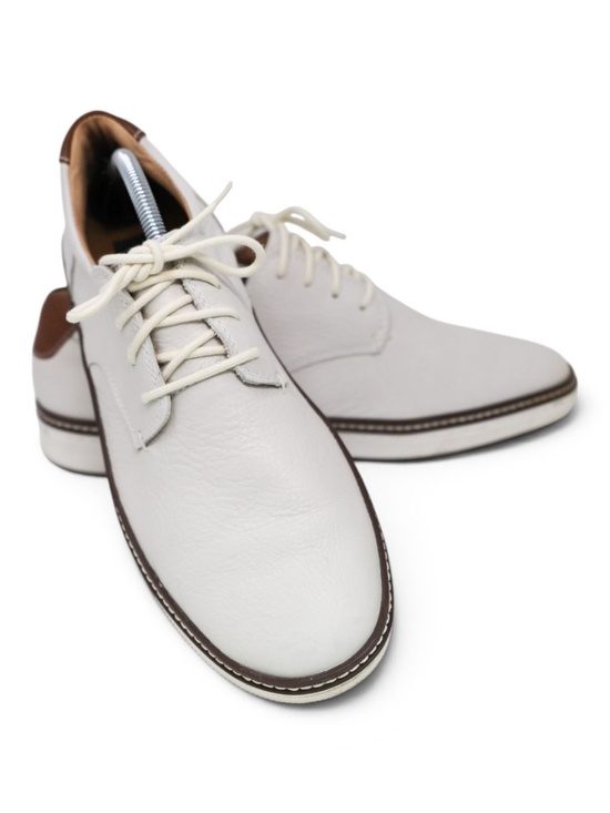 Johnston & Murphy McGuffey Sheepskin White Leather Lace-Up Shoes – Men\'s Size 9. main image 8